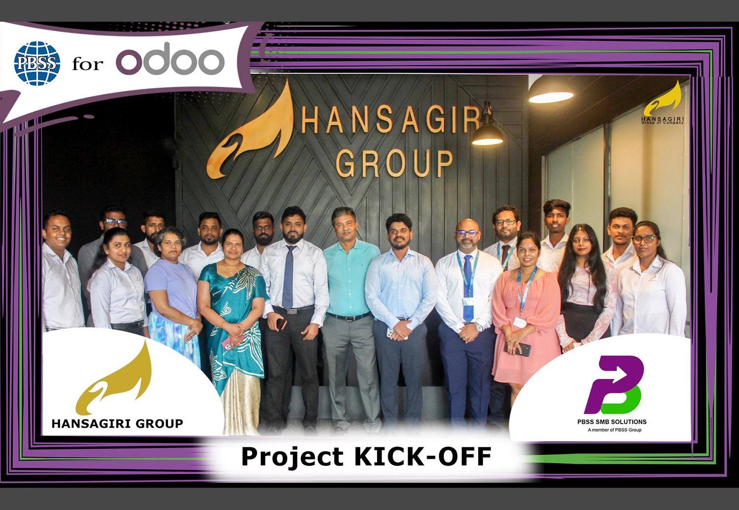 PBSS SMB Solutions Kicks Off Odoo ERP Implementation for Hansagiri Group